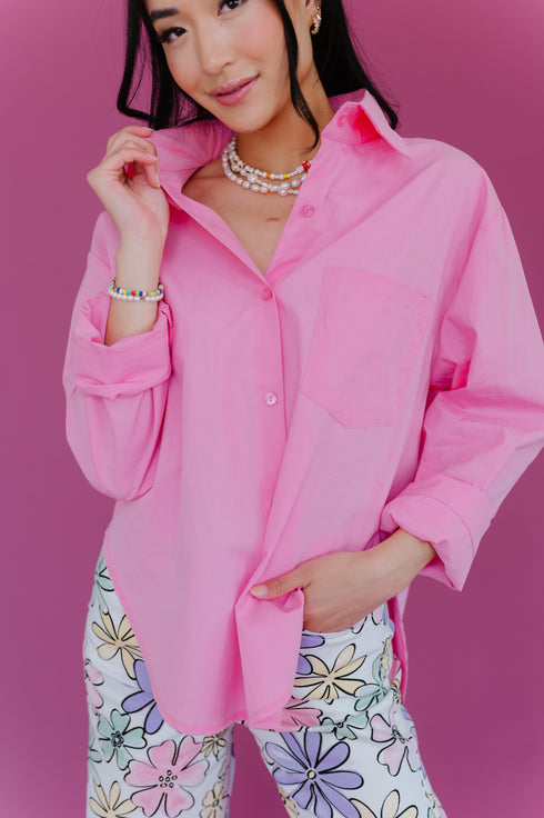 Sunset Lovers Top// Pink